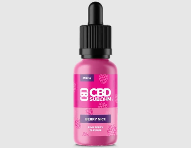 CBD SUB-OHM E-LIQUID BERRY NICE