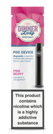 Dinner Lady Pink Berry Disposable E-Cigarette