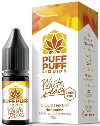 Puff Puff White Peach CBD