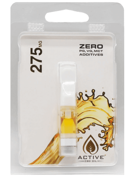 Active CBD Oil Distillate Cartridges